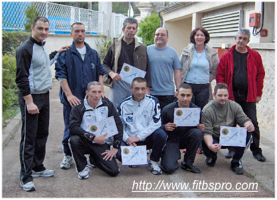 27 Mars 2008  -  Formation par la F.I.T.B.S. PRO du 2&egrave;me groupe du CHU N&icirc;mes du service de s&eacute;curit&eacute; des biens et des personnes