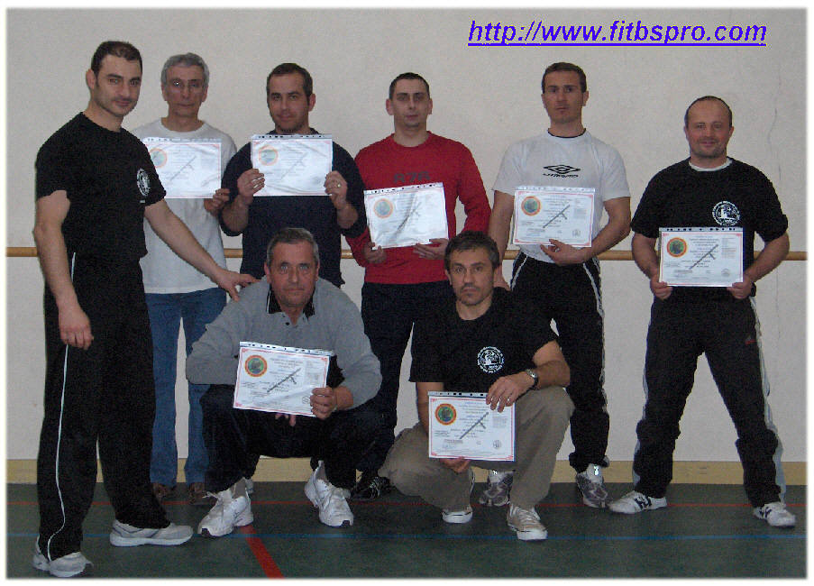 28 F&eacute;vrier 2008 - Formation par la F.I.T.B.S. PRO du 1er  groupe du CHU N&icirc;mes du service de s&eacute;curit&eacute; des biens et des personnes