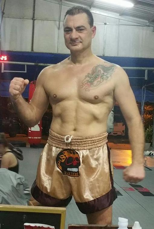 Fayad FAYAD Champion m�diterran�e de Muay Tha� (Boxe Tha�landaise) et kick Boxing; Fondateur de la  F.I.T.B.S. PRO. Photo prise le 05/01/2018 � Pattaya THAILANDE