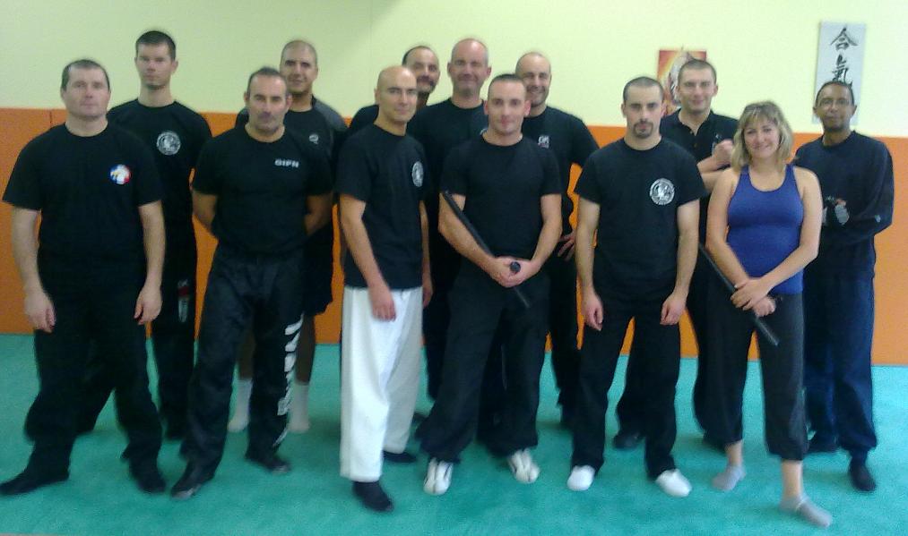 Session de formation d'instructeurs F.I.T.B.S. PRO, sur 6 jours bloqués, du 07 au 12 Novembre 2011, à Alès en France (formation police Tonfa bâton GTPI) avec Fayad FAYAD expert international F.I.T.B.S. PRO