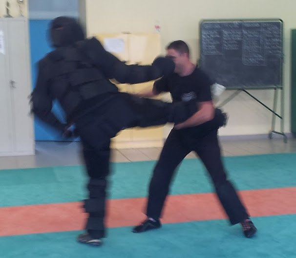 Session de formation d'instructeurs F.I.T.B.S. PRO, sur 6 jours bloqués, du 23 au 28 Avril 2012, à Alès en France avec Fayad FAYAD Président fondateur de la Fédération Internationale de Tonfa, Bâton & Self Défense PRO : la F.I.T.B.S. PRO