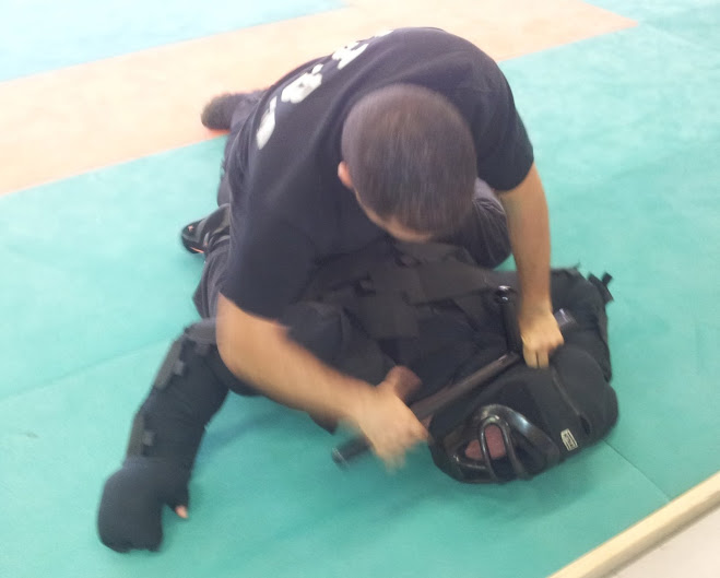 Session de formation d'instructeurs F.I.T.B.S. PRO, sur 6 jours bloqués, du 23 au 28 Avril 2012, à Alès en France avec Fayad FAYAD Président fondateur de la Fédération Internationale de Tonfa, Bâton & Self Défense PRO : la F.I.T.B.S. PRO