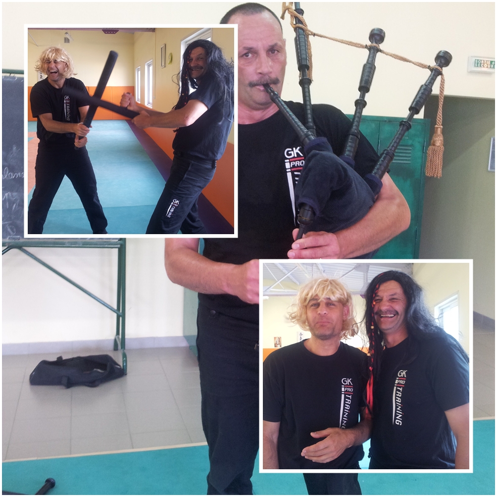 UN MOMENT DE DETENTE lors de la session de formation d'instructeurs F.I.T.B.S. PRO, sur 6 jours bloqués, du 17 au 22 Juin 2013 à Alès en France avec Fayad FAYAD Président fondateur de la F.I.T.B.S. PRO