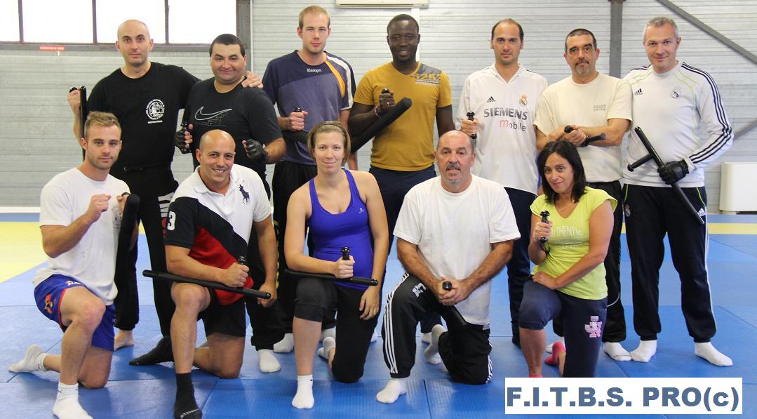 Formation F.I.T.B.S. PRO de la Police Municpale de SAINT MARTIN DE CRAU  en TONFA PRO et GTPI avec Rodolphe SCHWALB