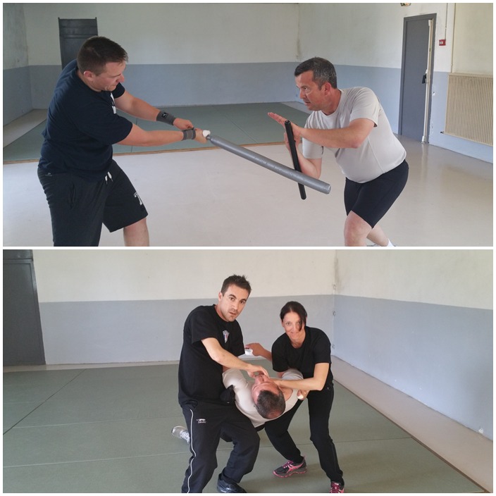 Formation continue par  Monsieur YACOUB Samir instructeur  F.I.T.B.S. PRO de la Police Municipale de LA CIOTAT (France) en Tonfa, Bâton & Self-Défense PRO