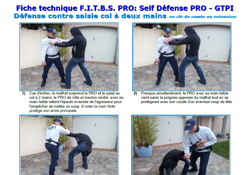 Fiche technique Tonfa GTPI  Self D&eacute;fense PRO Police F.I.T.B.S. PRO  par  Fayad FAYAD parue dans l'AROS n° 10 Police Municipale