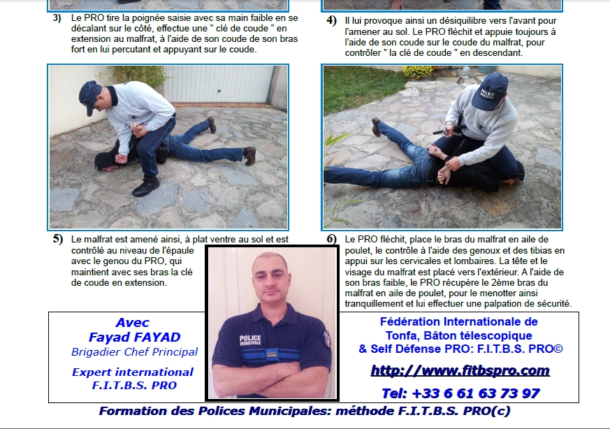 Fiche technique Tonfa Police F.I.T.B.S. PRO  par  Fayad FAYAD parue dans l'AROS n° 10 Police Municipale