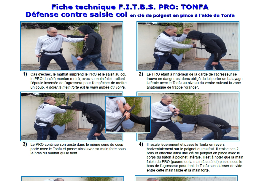 Fiche technique Tonfa Police F.I.T.B.S. PRO  par  Fayad FAYAD parue dans l'AROS n° 9 Police Municipale