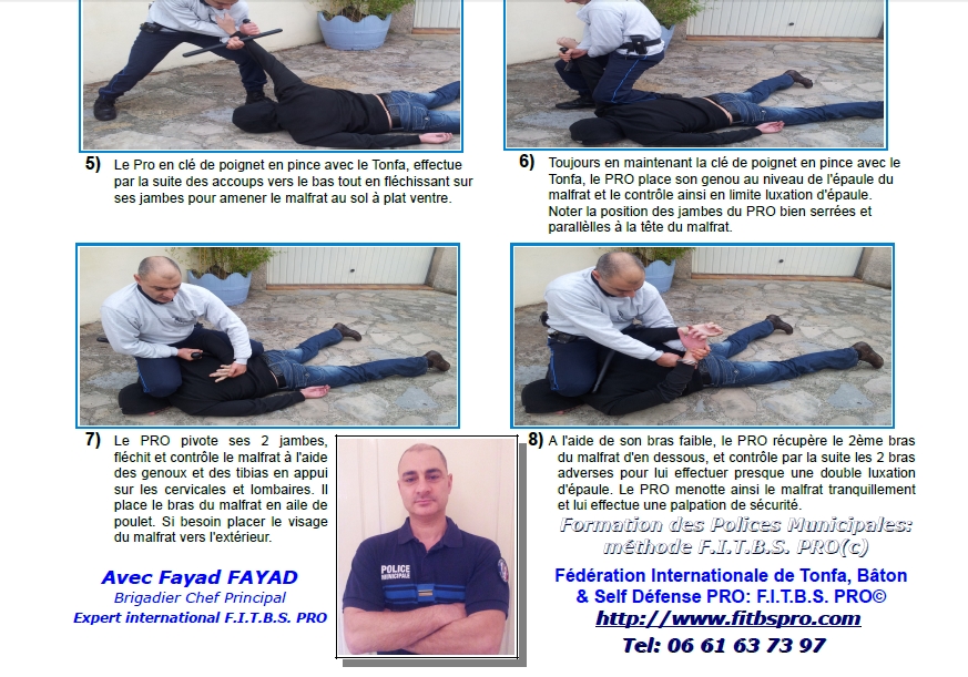 Fiche technique Tonfa Police F.I.T.B.S. PRO  par  Fayad FAYAD parue dans l'AROS n° 9 Police Municipale