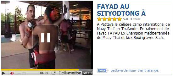 L'entra�nement  r�gulier en Muay Tha� de Fayad en Tha�lande sur Dailymotion